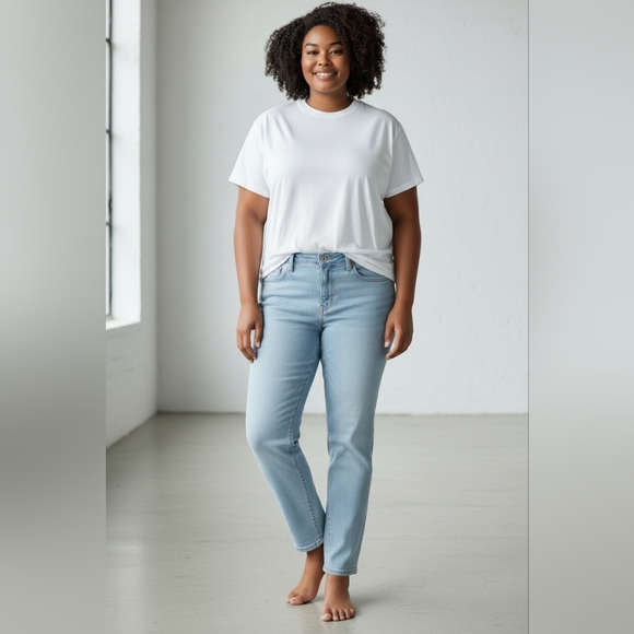 Levi's Women's Boyfriend Mid-Rise  Lapis Med Wash Jeans Size 32 (34×27) Stretch - Picture 2 of 14